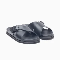 Sandalias Hush Puppies Negro Sunset buckle