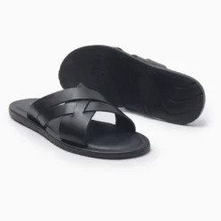 Sandalias Hush Puppies Negro Sunset Cross