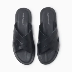 Sandalias Hush Puppies Negro Sunset Cross