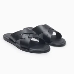 Sandalias Hush Puppies Negro Sunset Cross
