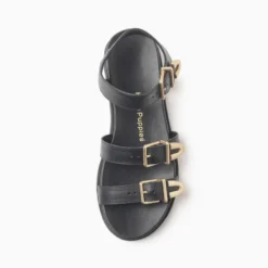 Sandalias Hush Puppies Negro Simon