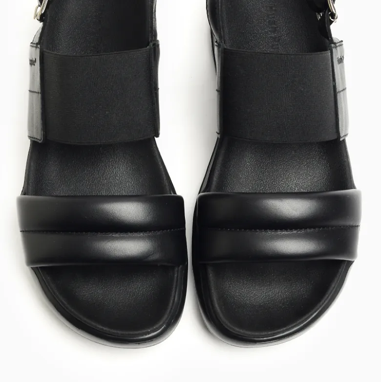 Sandalias Hush Puppies Negro Nankin