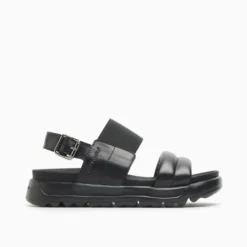 Sandalias Hush Puppies Negro Nankin