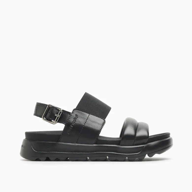 Sandalias Hush Puppies Negro Nankin