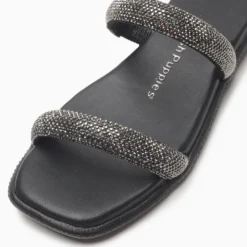 Sandalias Hush Puppies Negro Anny