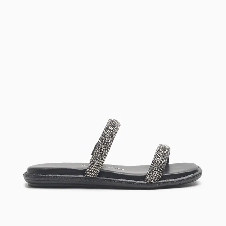 Sandalias Hush Puppies Negro Anny