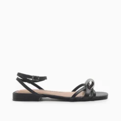 Sandalias Hush Puppies Negro Regina
