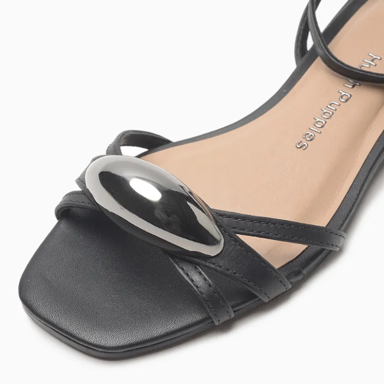 Sandalias Hush Puppies Negro Regina