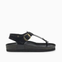 Sandalias Hush Puppies Negro Heleny