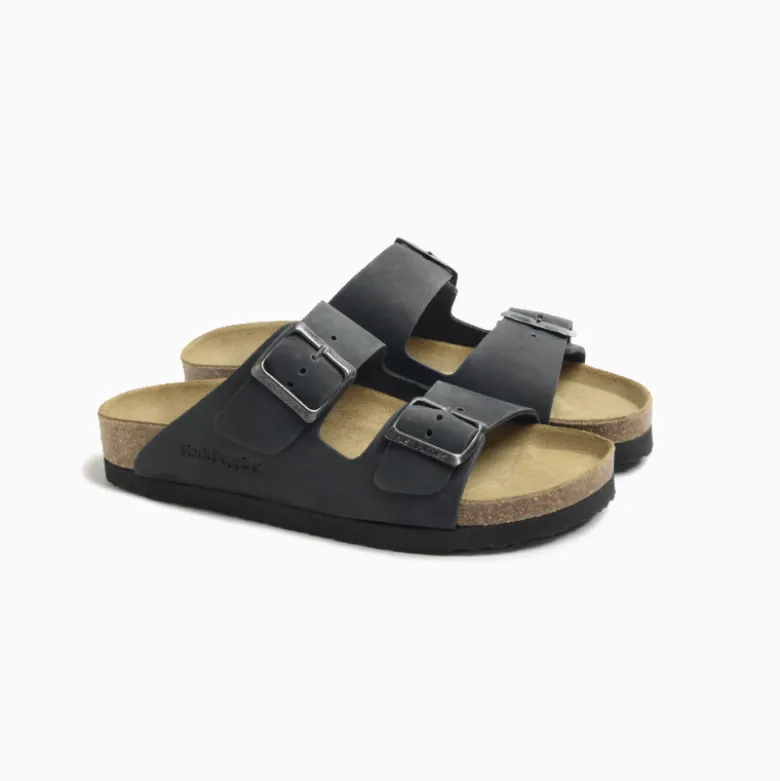 Sandalias Hush Puppies Negro Class II