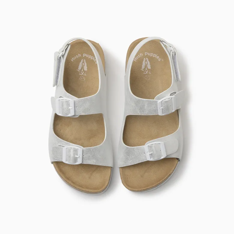 Sandalias Hush Puppies plateado Class Strap