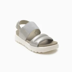 Sandalias Hush Puppies plateado Nankin