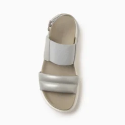 Sandalias Hush Puppies plateado Nankin