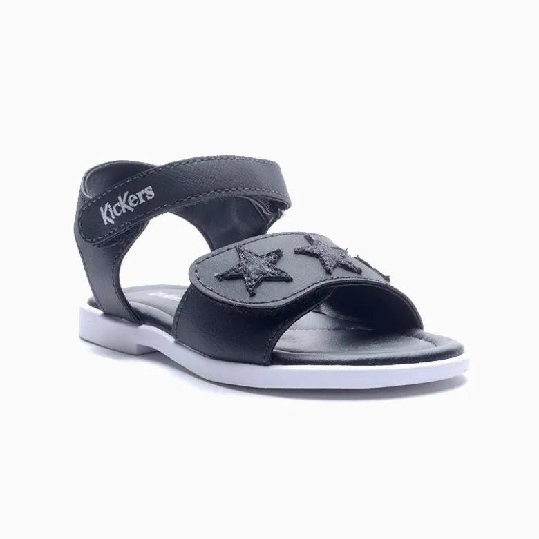 Sandalias Kickers Negro Jazmín