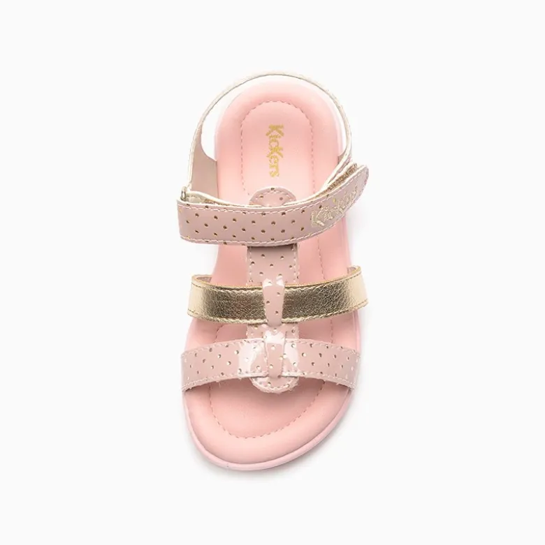 Sandalias Kickers Rosa Dalia