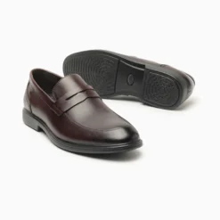 Vestir Hush Puppies Marrón Dobby