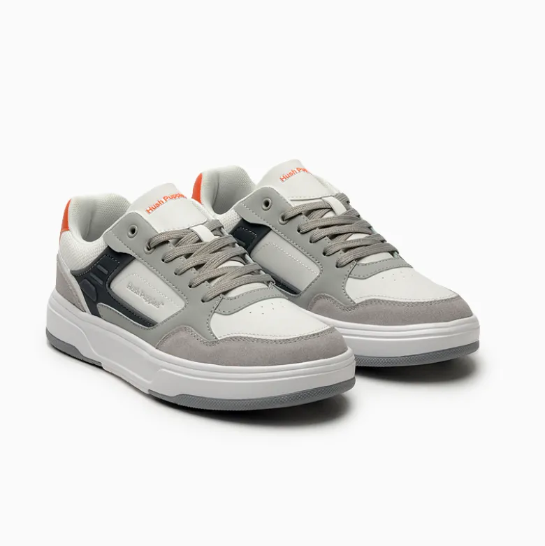 Zapatillas Hush Puppies Blanco con Gris Orion