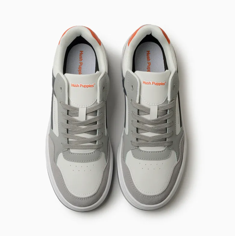 Zapatillas Hush Puppies Blanco con Gris Orion