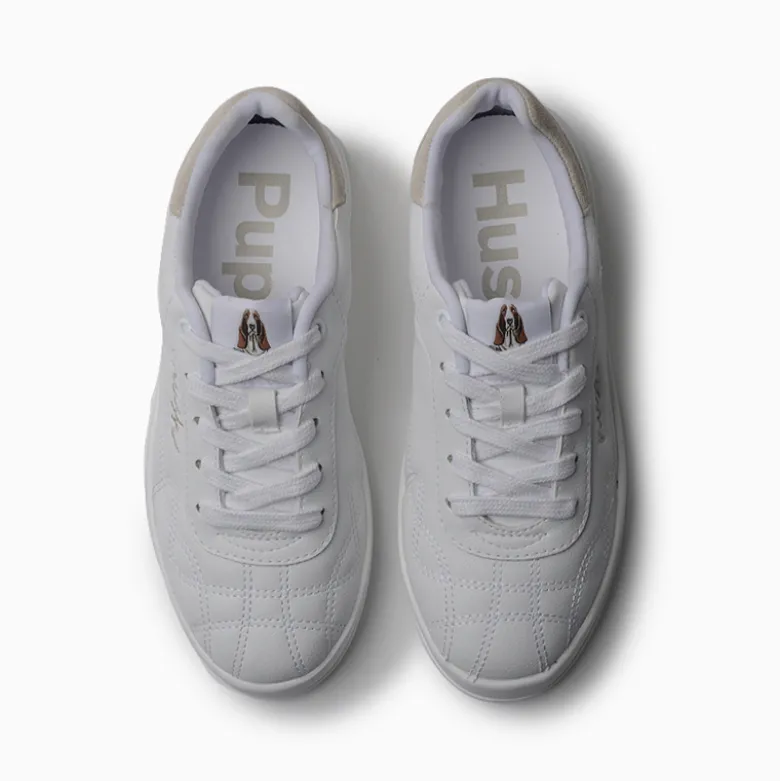 Zapatillas Hush Puppies Blanco Stitch