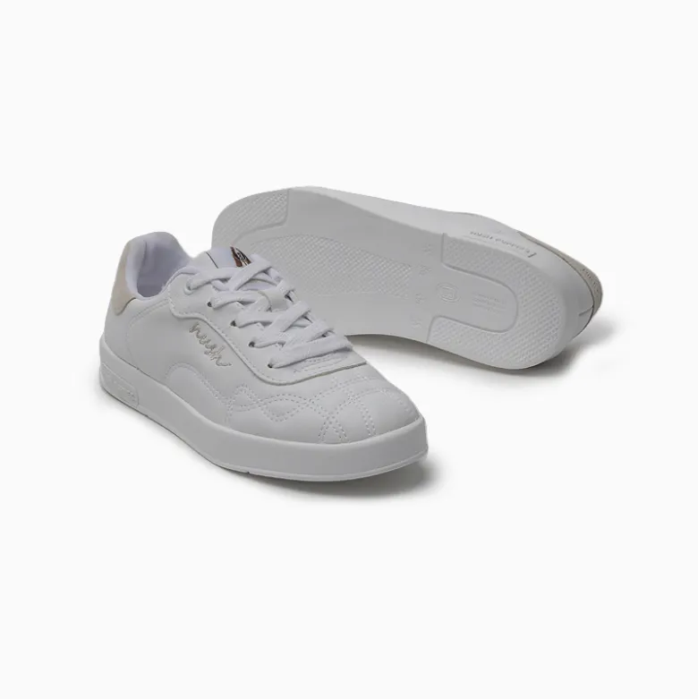 Zapatillas Hush Puppies Blanco Stitch