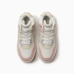 Zapatillas Hush Puppies Blanco con Rosa Magic High