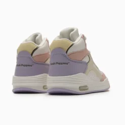 Zapatillas Hush Puppies Blanco con Rosa Magic High