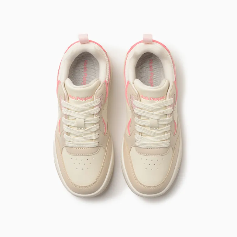 Zapatillas Hush Puppies Blanco/Caramelo Magic Low