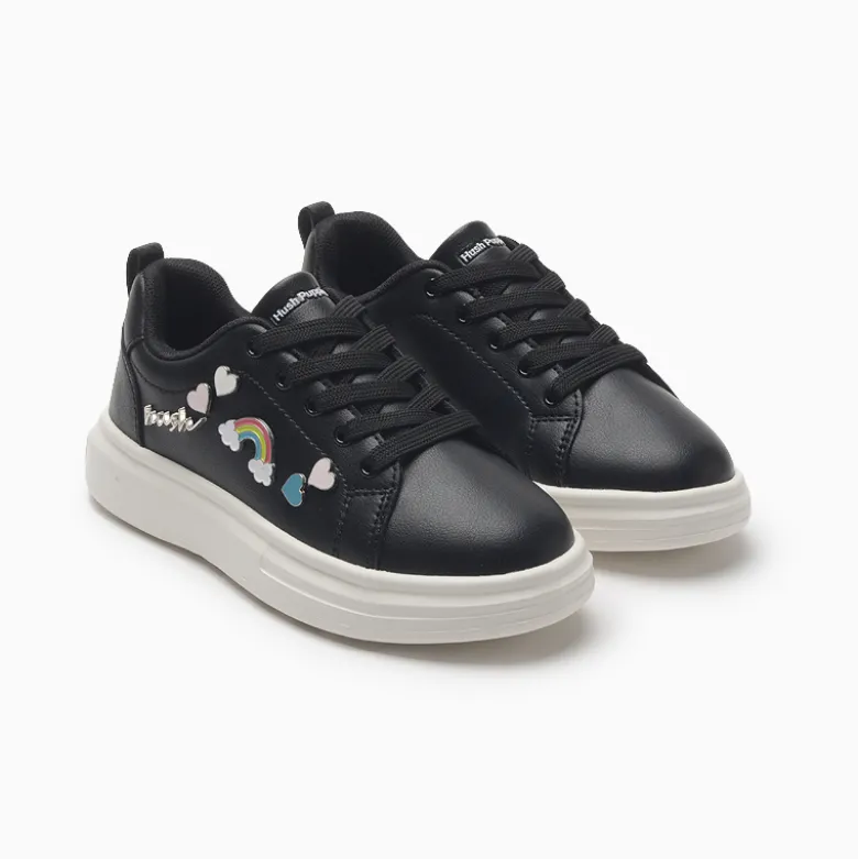 Zapatillas Hush Puppies Negro Badajoz Pins