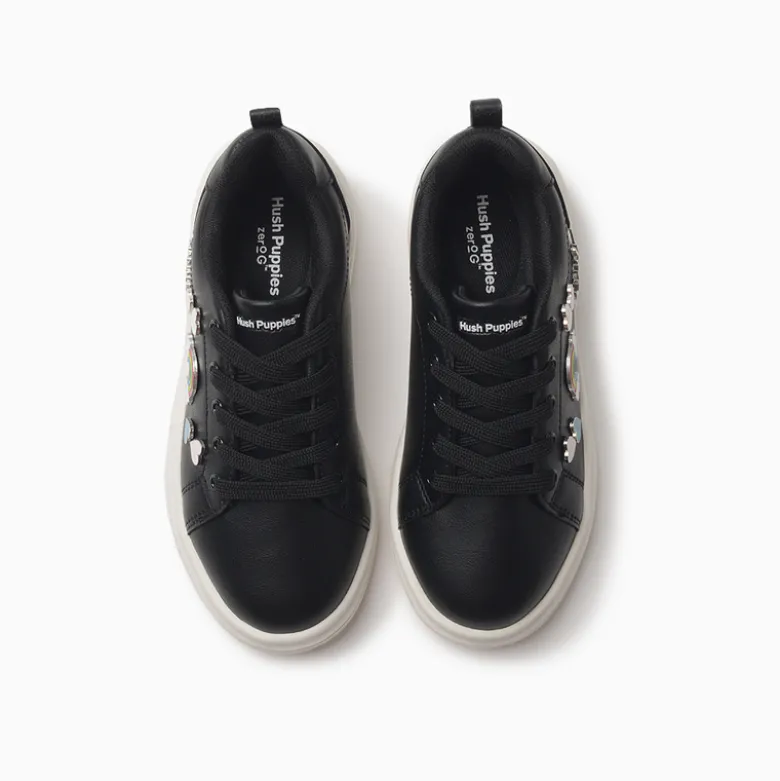 Zapatillas Hush Puppies Negro Badajoz Pins