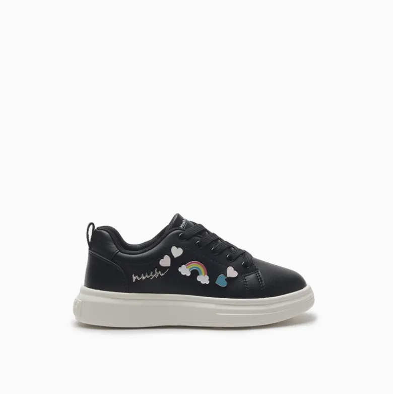 Zapatillas Hush Puppies Negro Badajoz Pins