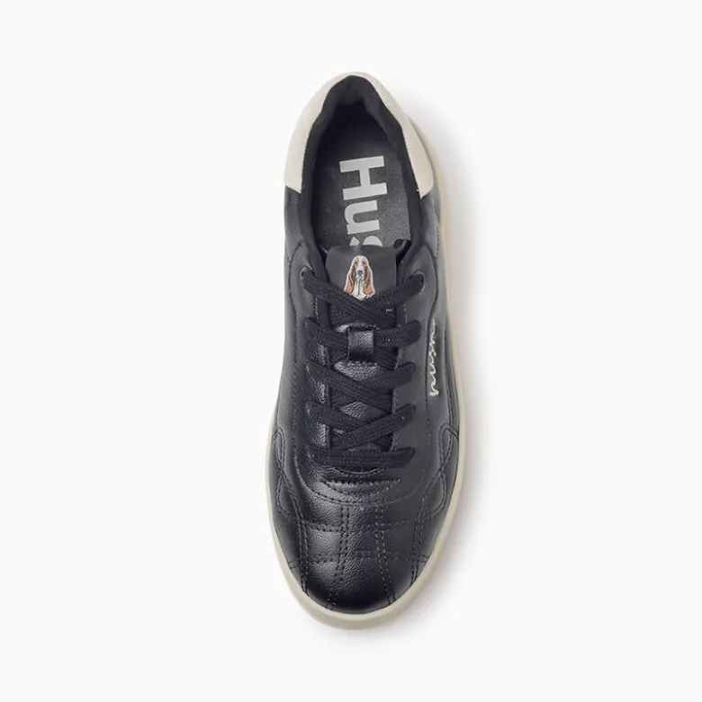 Zapatillas Hush Puppies Negro Stitch