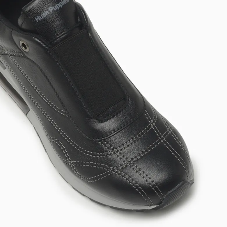 Zapatillas Hush Puppies Negro Stacy