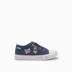 Zapatillas Kickers Azul Canvas