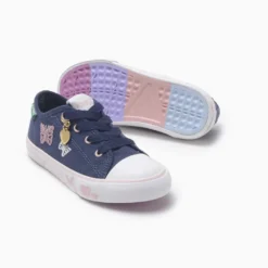 Zapatillas Kickers Azul Canvas