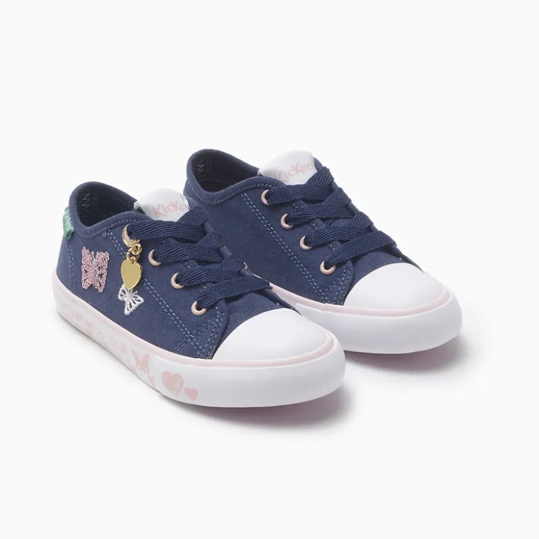 Zapatillas Kickers Azul Canvas