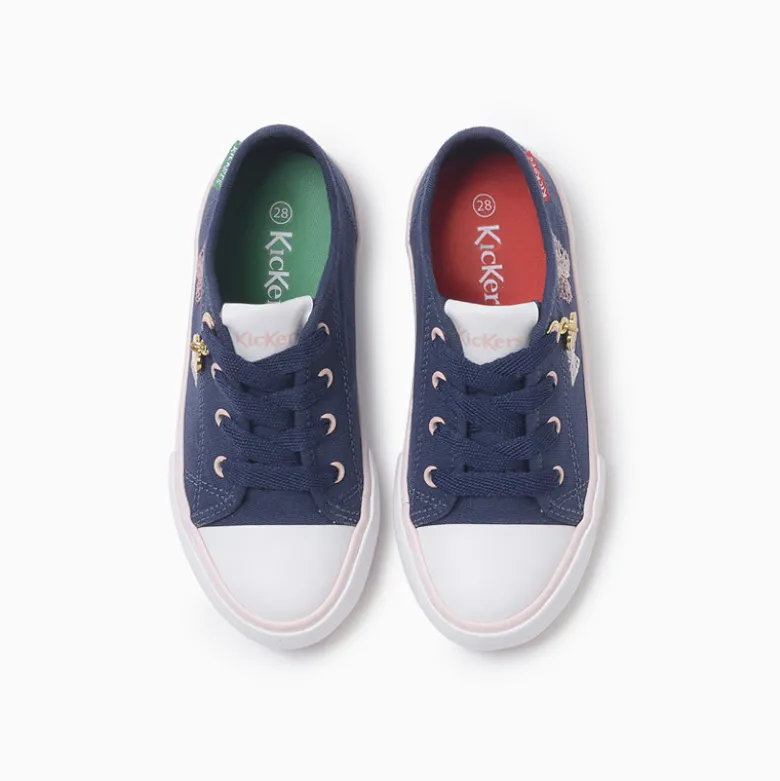 Zapatillas Kickers Azul Canvas