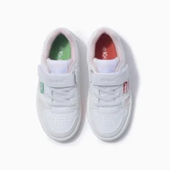 Zapatillas Kickers Blanco con Rosa Skylar