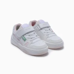Zapatillas Kickers Blanco con Rosa Skylar