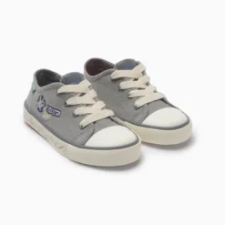 Zapatillas Kickers Gris Canvas