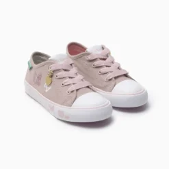 Zapatillas Kickers Rosa Canvas