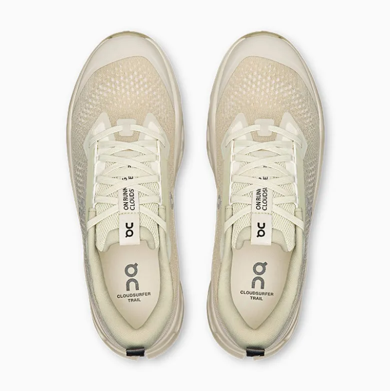 Zapatillas ON Beige Cloudsurfer Trail 2