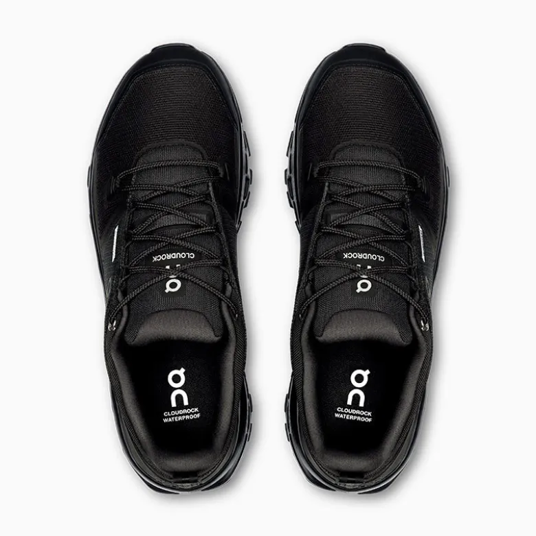 Zapatillas ON Negro Cloudrock Low WP