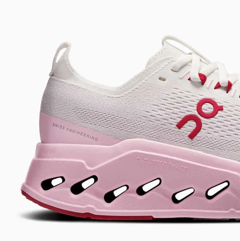 Zapatillas ON Rosa W Cloudsurfer Max