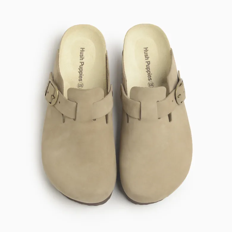 Zuecos Hush Puppies Beige Bora II