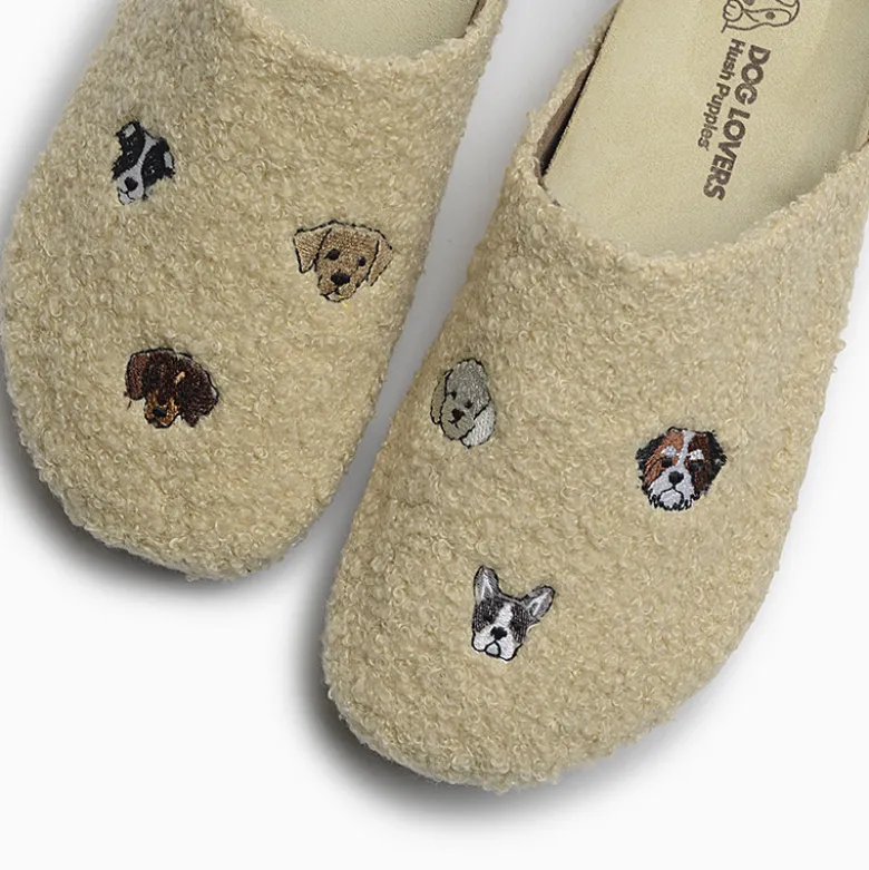 Zuecos Hush Puppies Boris dog lovers teddy