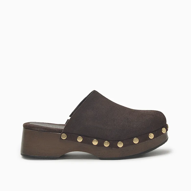Zuecos Hush Puppies Marrón Nina