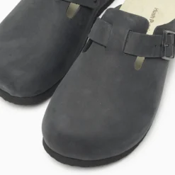 Zuecos Hush Puppies Negro Bora M