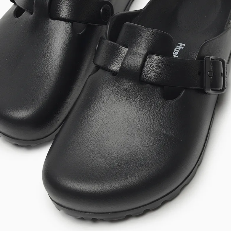 Zuecos Hush Puppies Negro Cindy