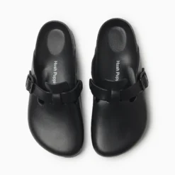 Zuecos Hush Puppies Negro Cindy