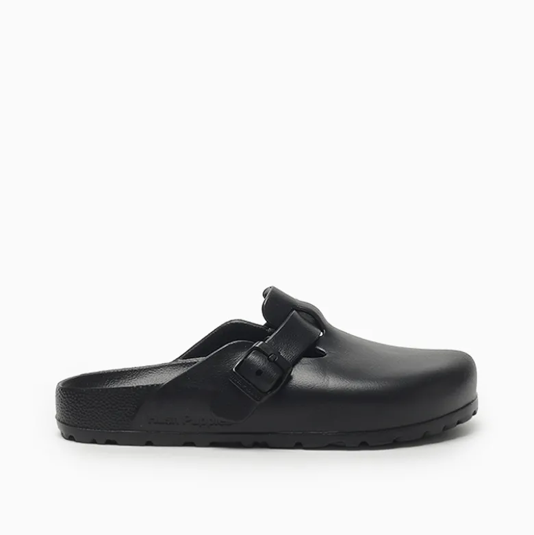 Zuecos Hush Puppies Negro Cindy